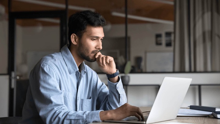 strange behaviors that perplex women most about men man working on laptop as strange behavior