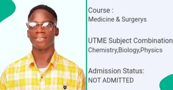 UNIZIK Denies Admission to Boy Who Scored 304 in JAMB 2024 – Shares His Frustration