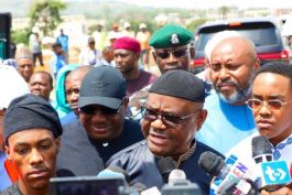 Reactions After an X User Asks Why Wike Takes His Son With Him to Almost Every National Engagement