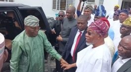 OFFICIAL: ‘He’s Gathering Wounded Lions’ — Atiku’s Visit To Aregbesola Sparks Reactions