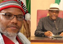BREAKING NEWS: "N100m for anyone who can take Wike down. Dead or alive, I'll pay cash" DSS indicts Kanu in Court