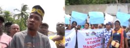 Why Will They Bring Their Child From Abroad to Rule Over Us? Are We Slaves–Protester to APC Leaders
