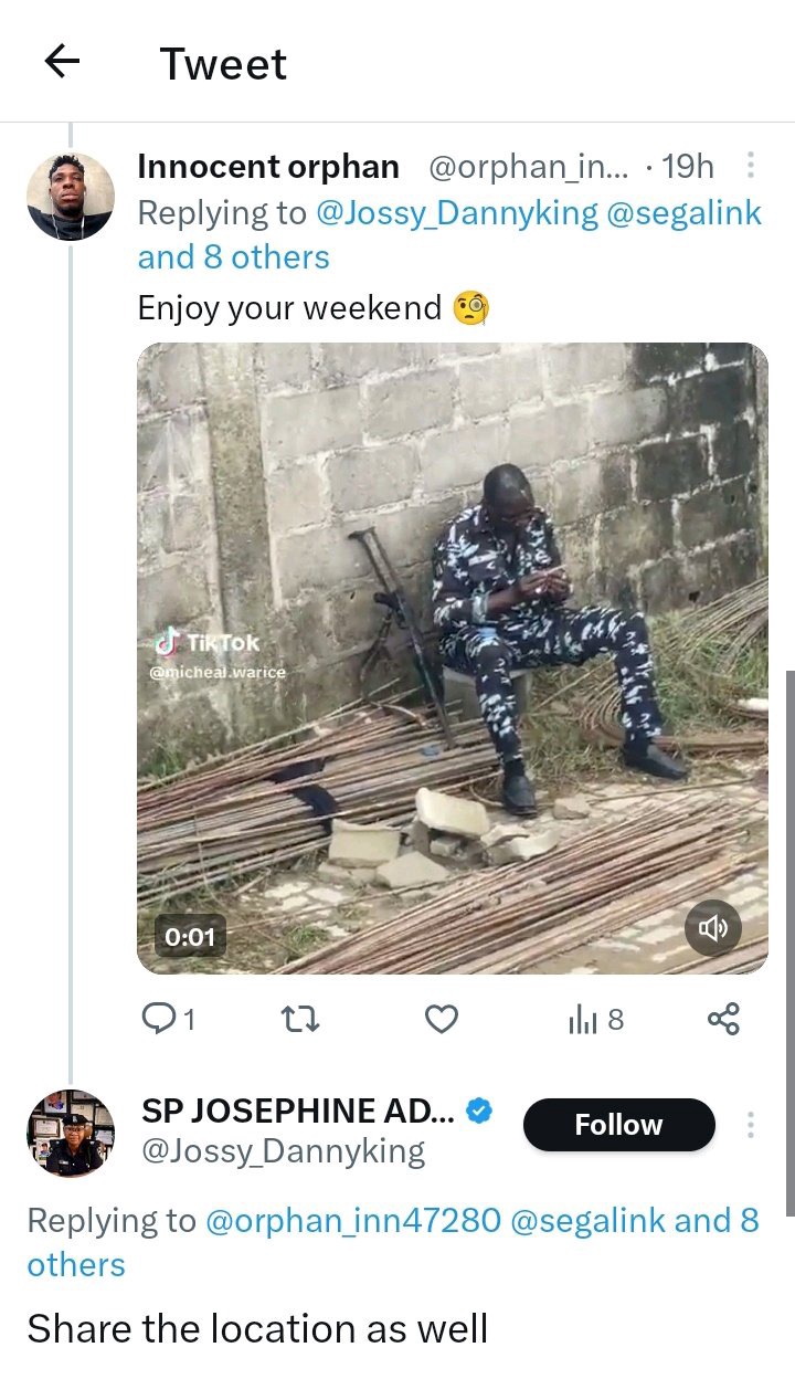 FCT Police PRO Response after seeing video of a Policeman wrapping weed with his AK-47 rifle beside him FCT Police PRO Response after seeing video of a Policeman wrapping weed with his AK-47 rifle beside him