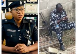 FCT Police PRO Response after seeing video of a Policeman wrapping weed with his AK-47 rifle beside him