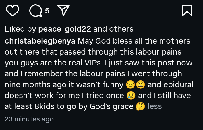 JUST-IN: I Still Have At Least 8 Kids To Go But A Post Made Me Remember My 9 Months Of Labor Pains- Egbenya JUST-IN: I Still Have At Least 8 Kids To Go But A Post Made Me Remember My 9 Months Of Labor Pains- Egbenya