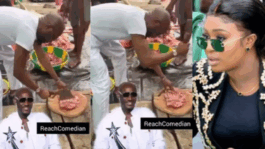 Ahah, this is getting serious – Video of 2Baba cutting meat at the market as he set to cook for his wife Natasha surfaces (Watch)