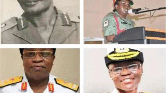 BREAKING NEWS: Meet The Four Former Nigerian Army Generals Who Are Women BREAKING NEWS: Meet The Four Former Nigerian Army Generals Who Are Women