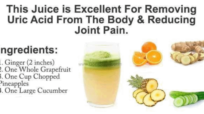 Natural drink that will remove unwanted acid from your body Natural drink that will remove unwanted acid from your body