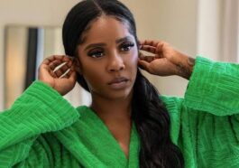 Singer Tiwa Savage Shows Off the Okra Water She Uses To Maintain Her Beauty