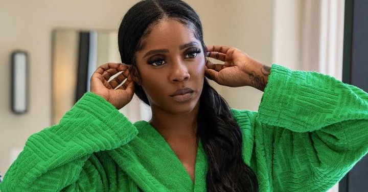 Singer Tiwa Savage Shows Off the Okra Water She Uses To Maintain Her Beauty