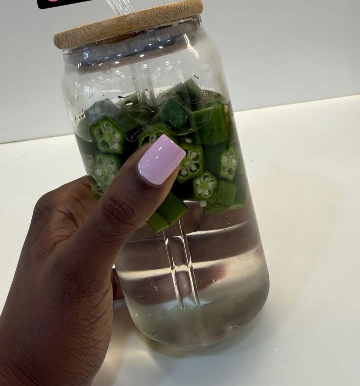 Singer Tiwa Savage Shows Off the Okra Water She Uses To Maintain Her Beauty Singer Tiwa Savage Shows Off the Okra Water She Uses To Maintain Her Beauty