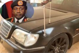 27 Years After : Check Out The Armored Mercedes S-Class Limousine Used By Sani Abacha As Official Car (DETAILS)