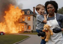 A poor maid Rescued A Millionaire son From The Flames, But When She Heard Two Words, Her Heart Froze