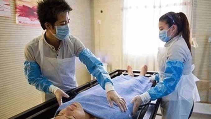 Things that must be removed from a dead body before being buried