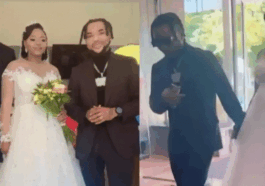 ‘Son-in-law seems older than him’: Video as singer Ortise Femi walks daughter down the aisle (Watch)
