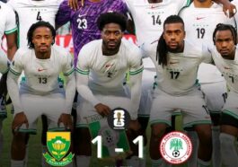 BREAKING: CAF W/C Qualifiers Group C Table After Super Eagles Dropped Points Against South Africa