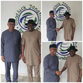 BREAKING: What Goodluck Jonathan and Peter Obi Discussed in Their Abuja Meeting