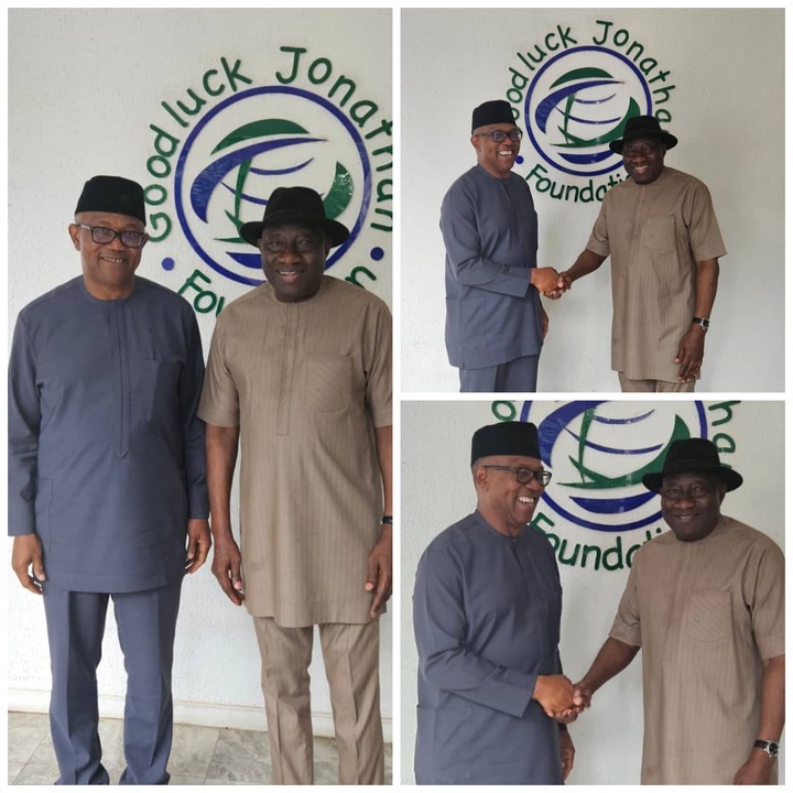 BREAKING: What Goodluck Jonathan and Peter Obi Discussed in Their Abuja Meeting