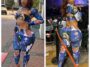 Fast-rising female singer GhettoBarbie flaunts a trendy jumpsuit as she attends Chris Brown concert