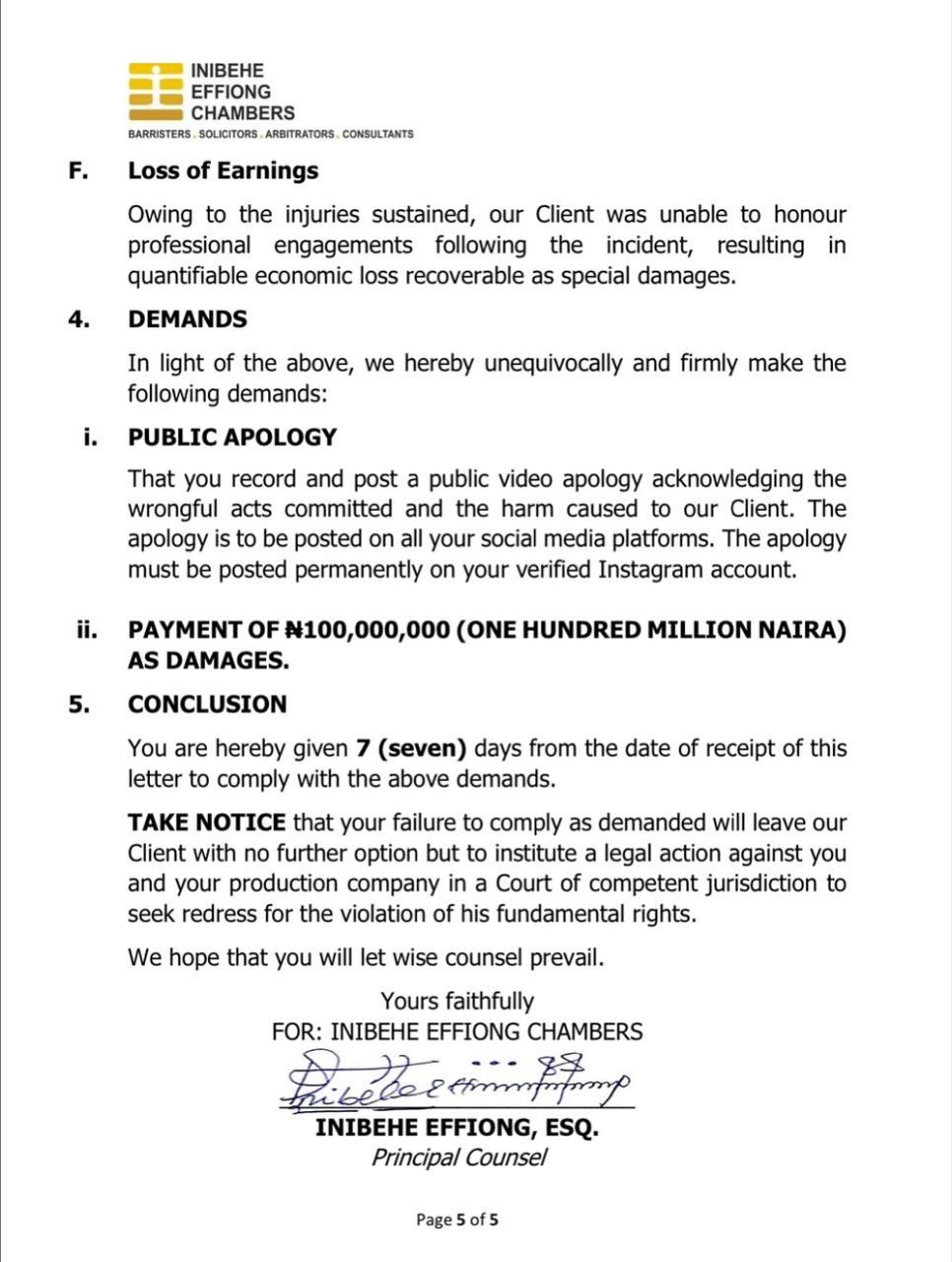 Actor Taye Arimoro drags Peggy Ovire to court demands N100m over alleged assault on movie set