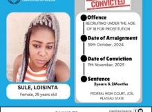 Federal High Court convicts 2 defendants for recruiting minor for prostitution and facilitating foreign travel