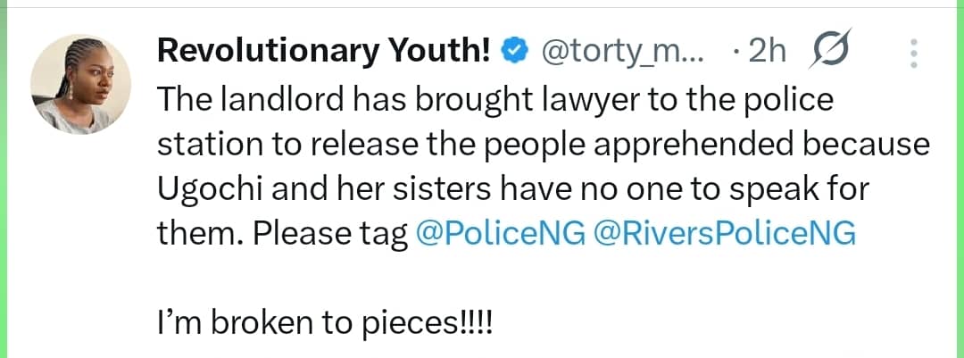 Justice for Ugochi Outrage as young woman is reportedly raped and killed in Port Harcourt family friend calls for police intervention
