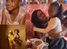 Cute moment between Chioma and Davidos second daughter Hailey
