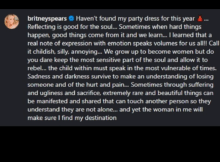 Britney Spears sparks concern again as she shares cryptic message about suffering and darkness after returning to Instagram