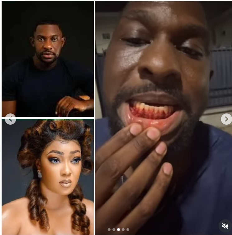 Drama as actor Taye Arimoro and actress Peggy Ovire clash on movie set