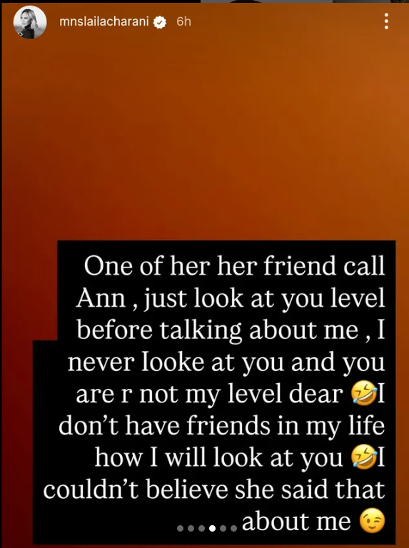 Ned Nwoko's Moroccan wife, Laila, reacts again as she responds to Regina Daniels claims in ongoing family drama