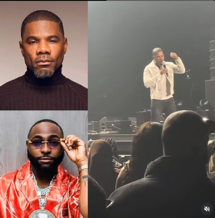 Veteran gospel singer Kirk Franklin opens Davidos show in Atlanta with prayers for Nigeria