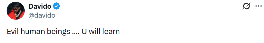 Davido sparks reactions as he drops rounds of cryptic warning messages on X