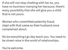 X user stirs debate after sharing controversial advice on girlfriends who still chat with their exes