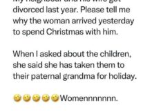 X user baffled as divorced couple reunite for Christmas jokes about calling police if sound effects start