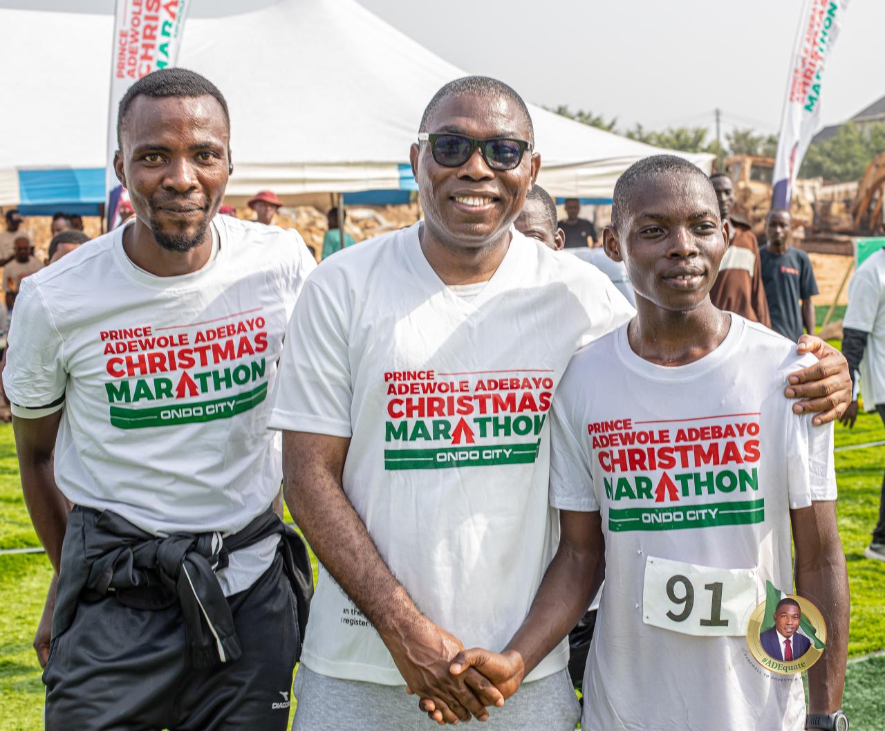 Prince Adewole Adebayo Flags Off 2nd Edition of The Christmas Marathon & Queen Lilian Adebayo Health Walk In Ondo City