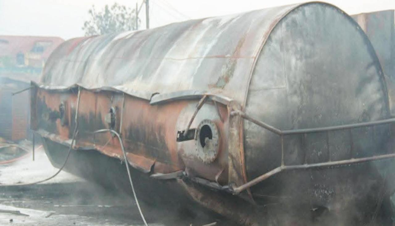 Two confirmed dead as petrol tanker explodes on Badagry Expressway on Christmas Day