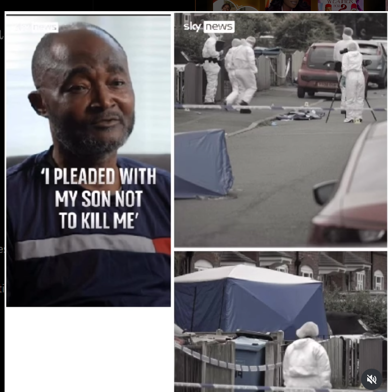 Man recounts how his wife was killed and he was almost stabbed to death by his own son after the family mistook mental illness for a spiritual attack