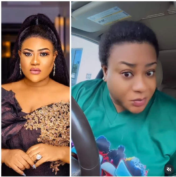 iPhone no go kee me this new month Actress Nkechi Blessing fires back after fans question her using iPhone 16 instead of her iPhone 17 to call her son on a podcast