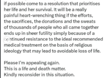 Popular personal shopper on X, Aunty Esther, who was reportedly diagnosed with cancer, refuses blood transfusion