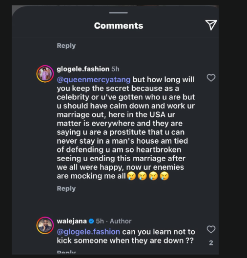 I wasnt even famous then so where did US people see me as a prostitute? BBNs Queen Mercy replies follower accusing her of ruining her marriage