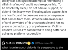 My post about Diddy was irresponsible  Skitmaker Shank clears the air after old tweet resurfaces