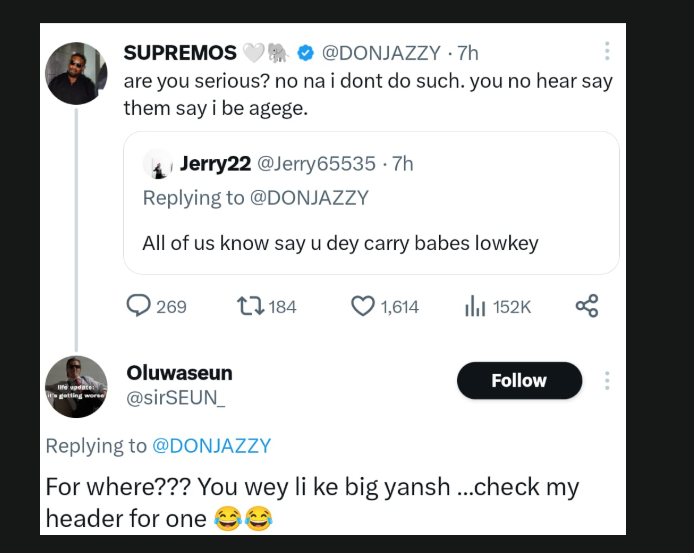 Don Jazzy reveals his ideal spec in twitter post