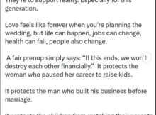 'Sign a prenup Online users insist love isnt enough without financial protection