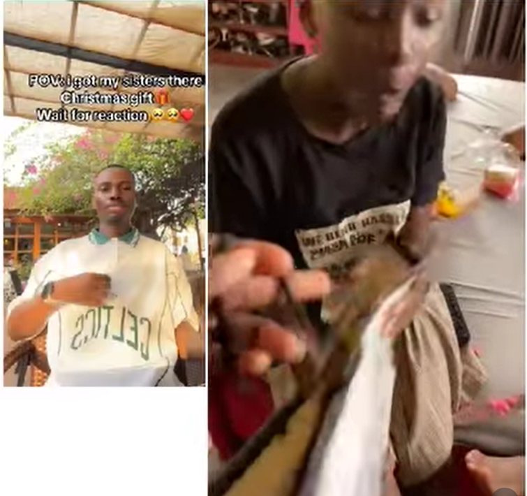 Man shares his sisters priceless reactions after surprising them with Christmas gifts