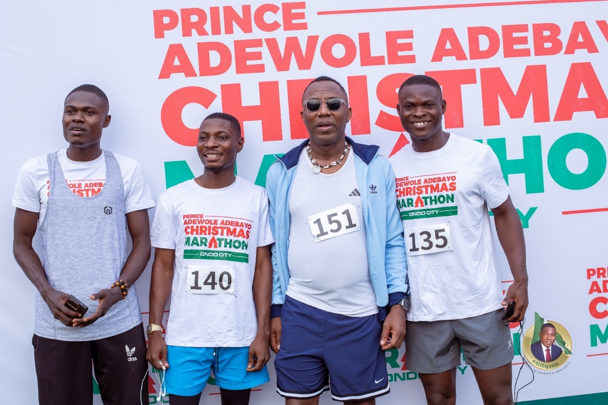 Prince Adewole Adebayo Flags Off 2nd Edition of The Christmas Marathon & Queen Lilian Adebayo Health Walk In Ondo City