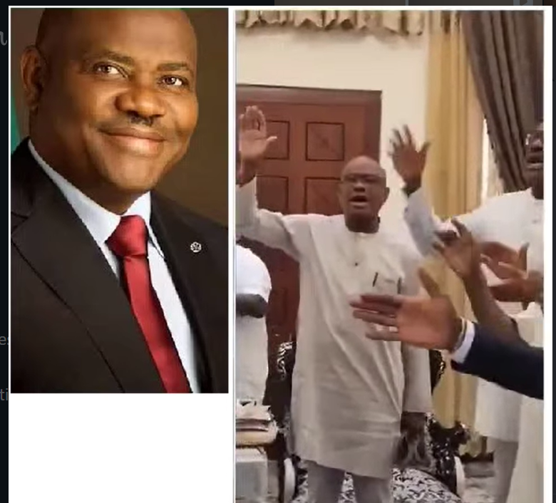 FCT minister Nyesom Wike hosts praise and worship session with fellow politicians at his residence
