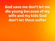 God save me dont let me d*e young because of my wife and kids  Singer Portables IG post raises concern