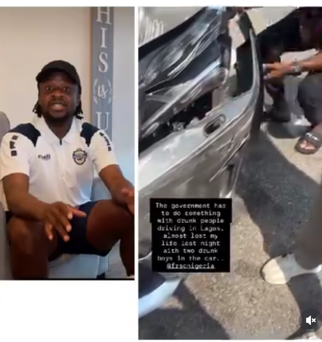 I almost lost my life last night Super Eagles star Onazi calls out drunk driving in Lagos