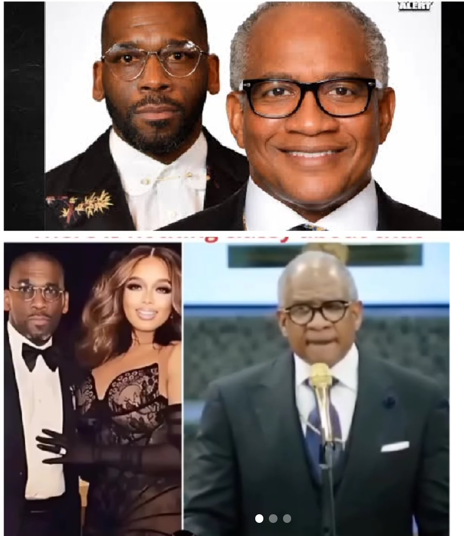 Bishop Patrick Wooden questions Pastor Jamal Bryant's judgement over wifes outfit in church says outfit made her appear like a two dollar wh*re