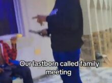 Our last-born called for a family meeting  lady shares hilarious video
